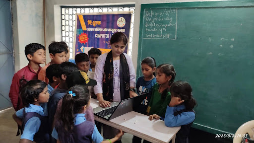 Students Learning Laptop