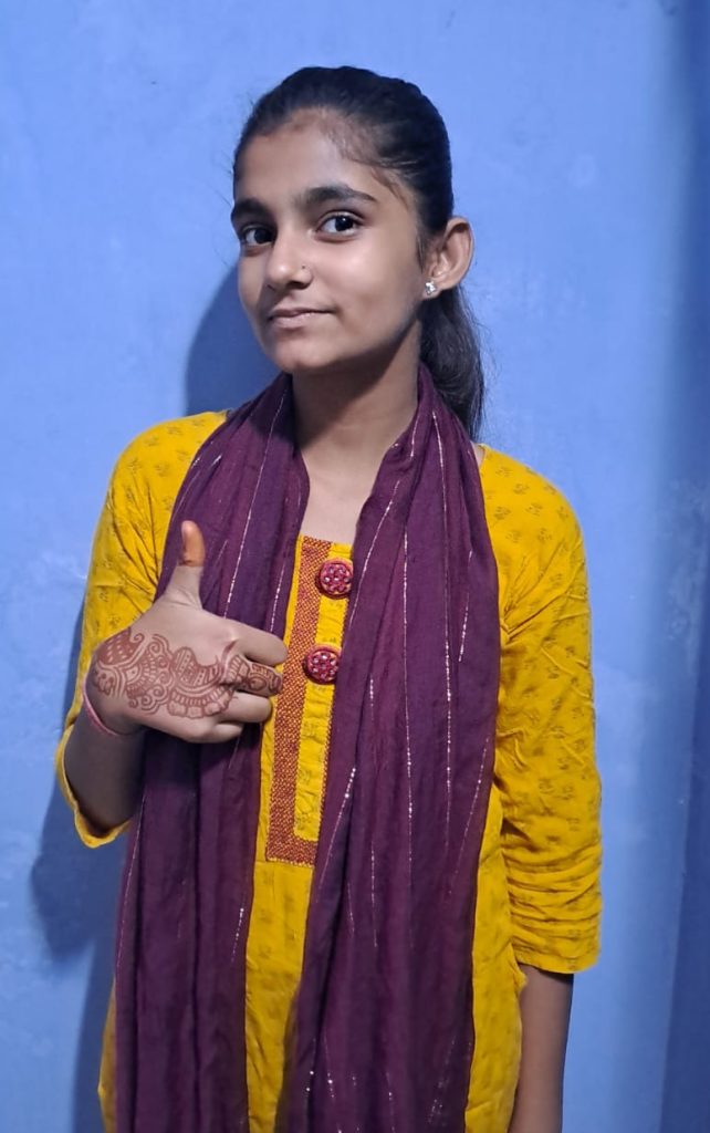 Muskan CFC student