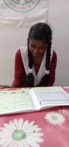 Pranjali CCC Student Reading Book