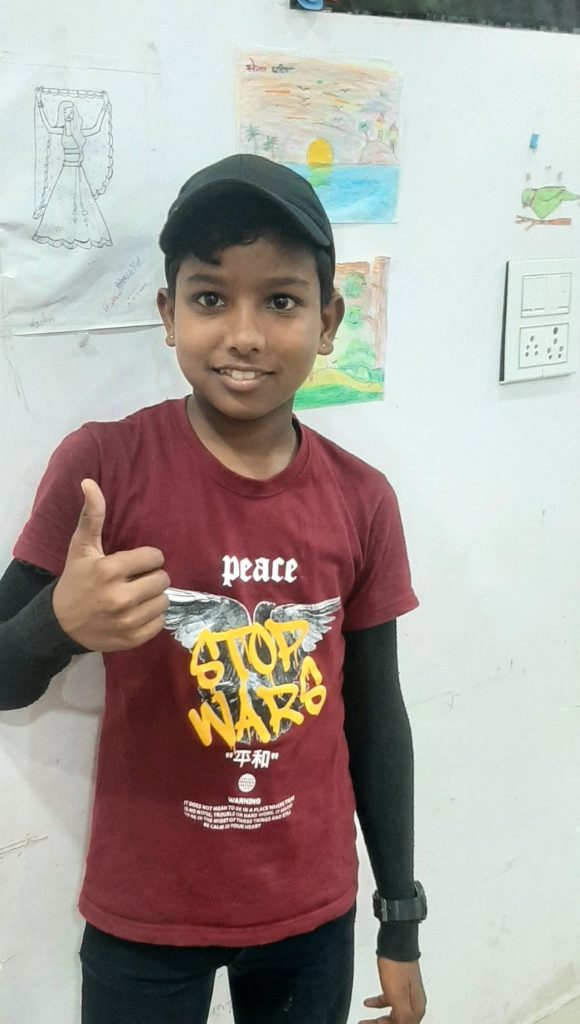Vishnu FSG Student of class 8 th