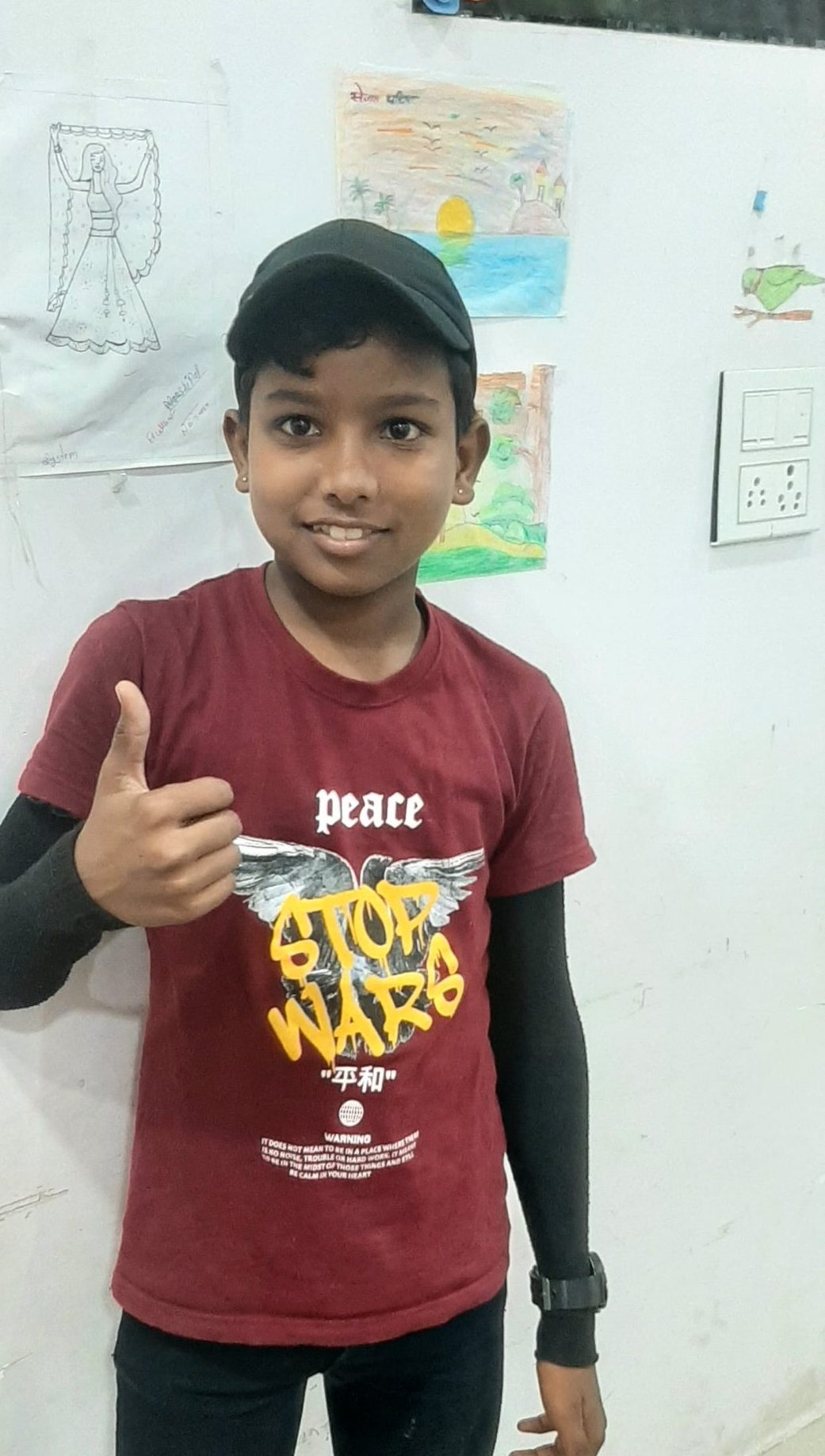 Vishnu FSG Student of class 8 th